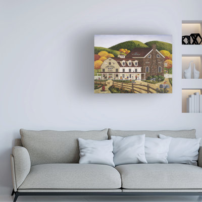 Art mural sur toile tendue - Art mural «The Villageeterlinary» de Poulin pour décoration de salon, de chambre à coucher ou de bureau - 24 x 32