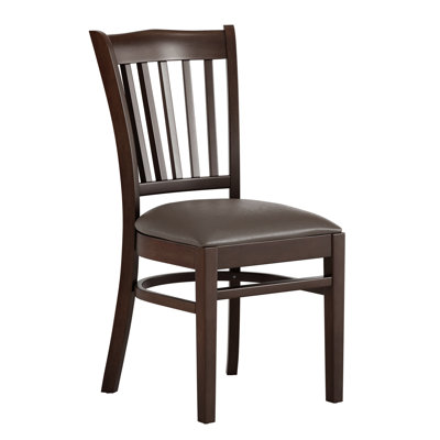 Orlison Vertical Slat Back Wooden Restaurant Chair