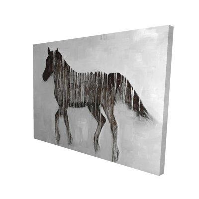 Gambading Abstract Horse Canvas | Unique Animal Home Decor