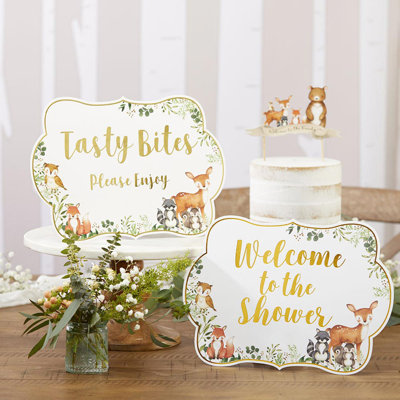 Enseigne décorative Woodland Baby