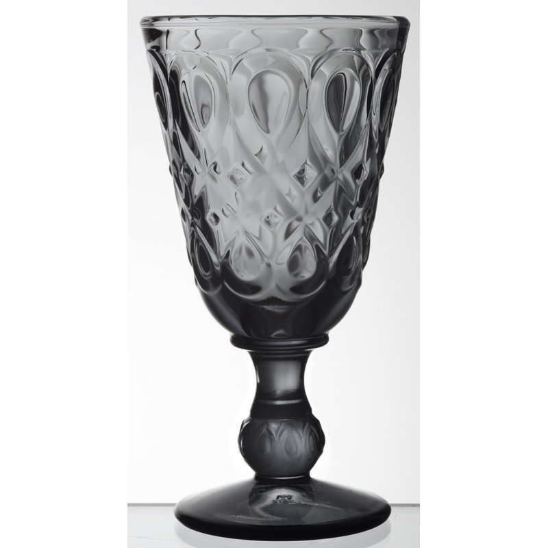 Verre à vin Resmie anthracite, Gris anthracite