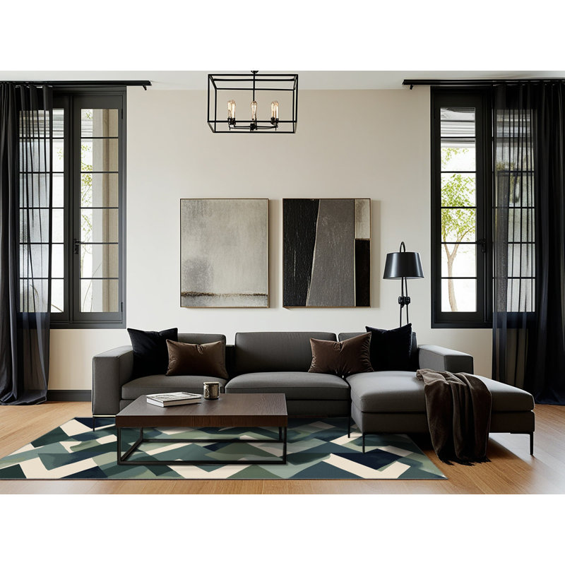Tapis en velours, Rectangulaire 2 pi x 3 pi