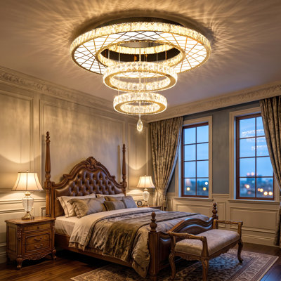 Modern Chandelier With Dimmable Led Lights