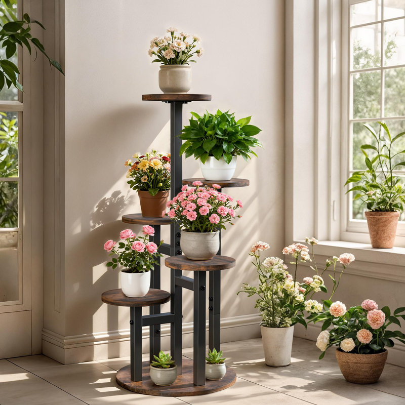 Support pour plante d'intérieur à 5 niveaux