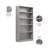 Doyno Tall 5 Shelf Bookcase, Storage and Display Bookshelf for Home Office and Living Room-1584255288