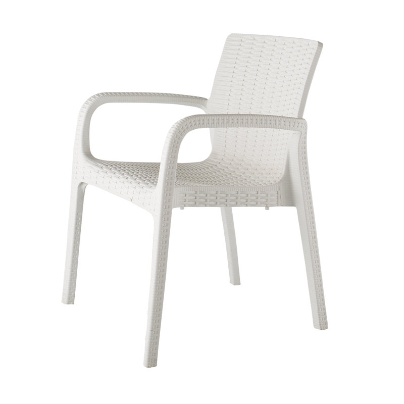 Koppla Resin Outdoor Armchair, Set of 2, White