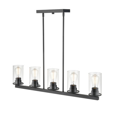 5 - Light Dimmable Kitchen Island Square / Rectangle Chandelier