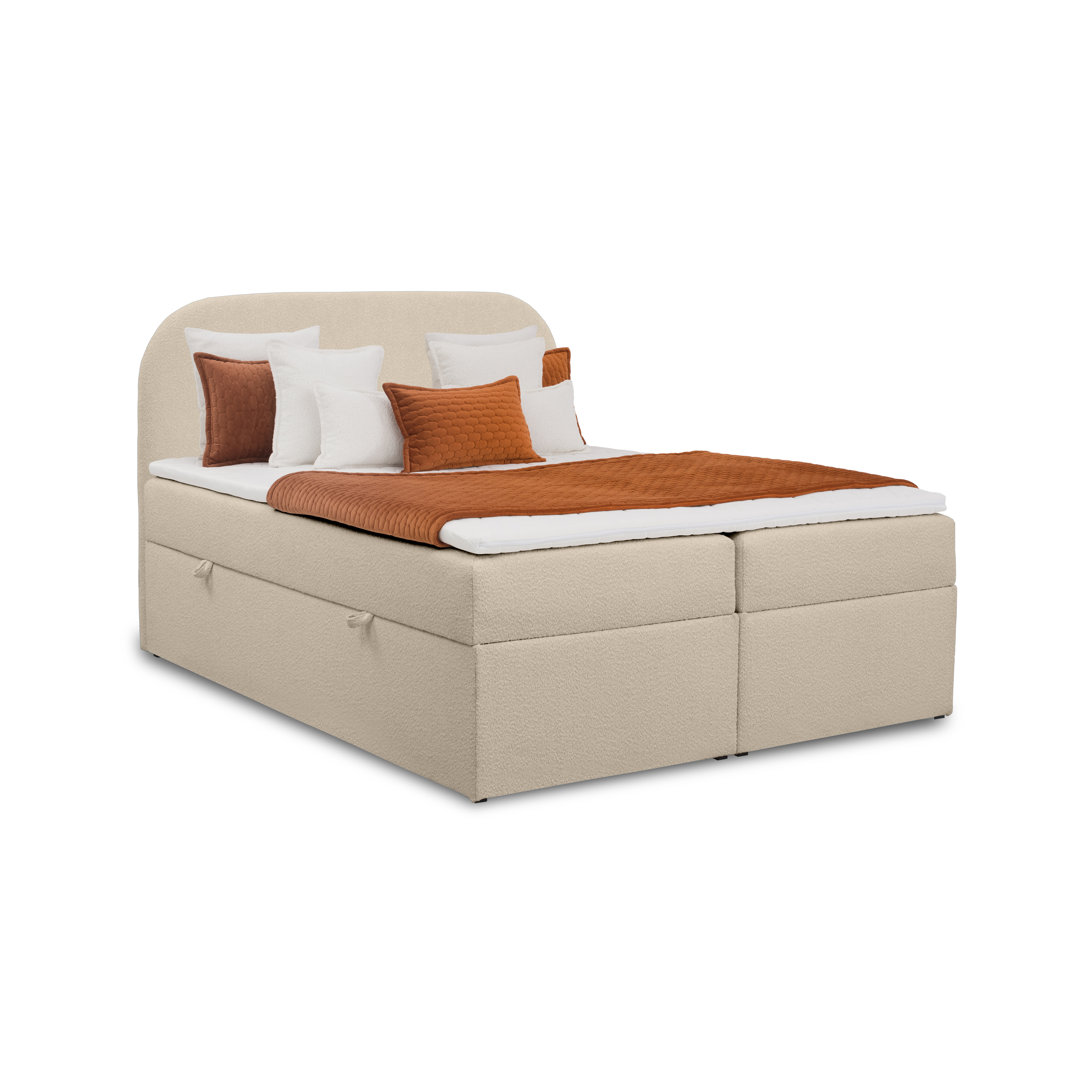 Boxspringbett Pim mit Topper und Bettkasten