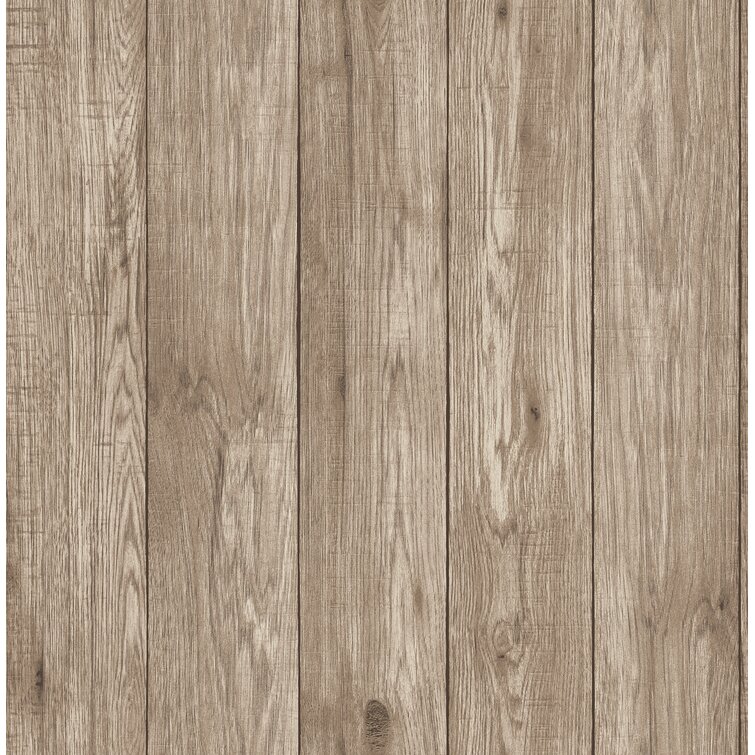 Lumber Wood 0.065m x 52cm Semi-Gloss Wallpaper Roll