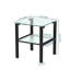 Ensemble de table de groupage 4 pieds et 2 pieds Eriq avec rangement, table de cocktail, table de salon-1684059131