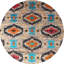 Tapis noir/orange/rouge contemporaine-1595513859