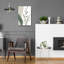 «Green Abstract Leaves No 1» par Andreas Magnusson, art mural en verre acrylique-1688814809