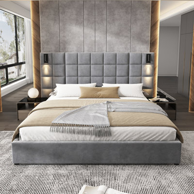 Elegant King Bed Frame