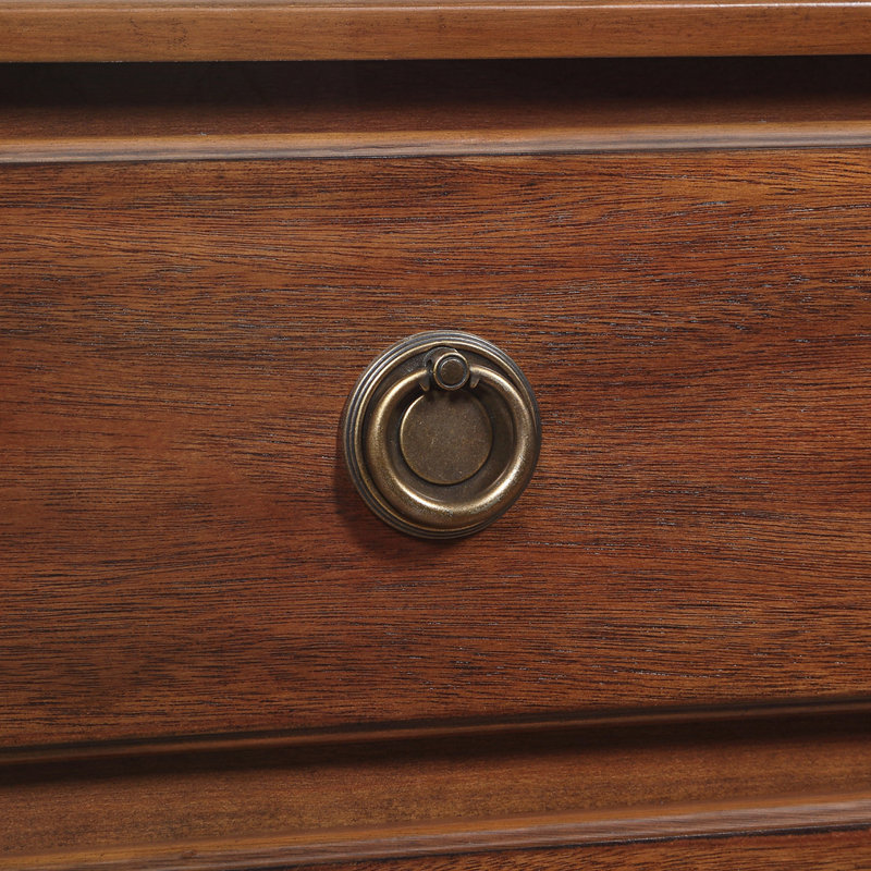Brown 3-Drawer Nightstand