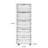 Nut-brown Solid Wood+Tempered Glass Display Cases