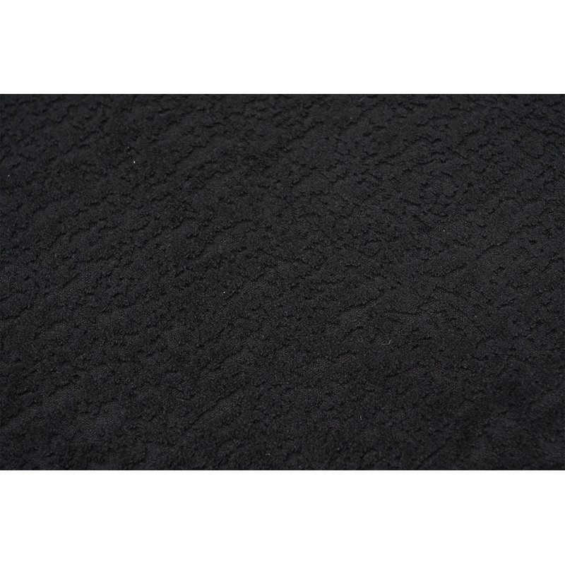 Chaise longue courbée avec coussin, Noir