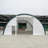 Single Truss Arch Storage Shelter 11Oz PE-112833842