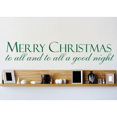 Text & Numbers Wall Decal