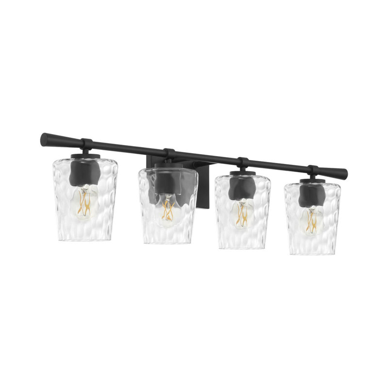 Bodan 4 - Light Vanity Light, Matte Black