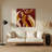 Abstract Figurative 54 Brown Metal Wall Art-1581373887