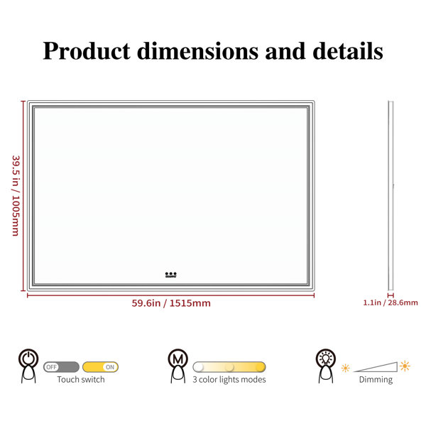 Dimensions du produit