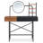 40-inch Makeup Vanity Desk with 3-Mode Lighted Mirror & Wireless Charging Station, Vanity Table with Drawer & 3 Open Shelves-145591859