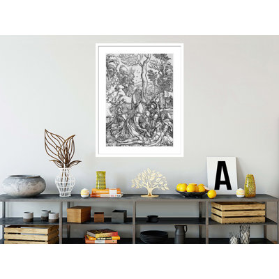 Le Christ en deuil par la Vierge et les saints de la série «The Great Passion» par Albrecht Dürer, impression giclée sur cadre