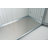 Biohort Equipment Locker 230 7.5' L x 2.7' D x 6' H Water Resistant Metal Tool Storage Shed with Lock and Floor Kit Quartz Gray-109483541-121503247