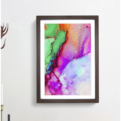 Ink Bliss in Abstract - Framed Print