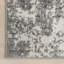 Tapis performance gris / blanc moderne à motif abstrait tissé à la machine Deedra-127413754