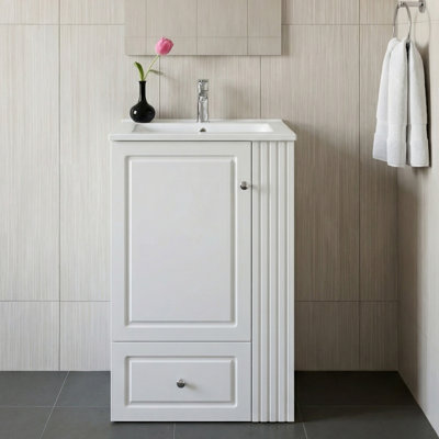 20" Bathroom Vanity with Ceramic Sink