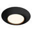 Weylo 5-in Black dimmable LED Flush Mount-1665356287