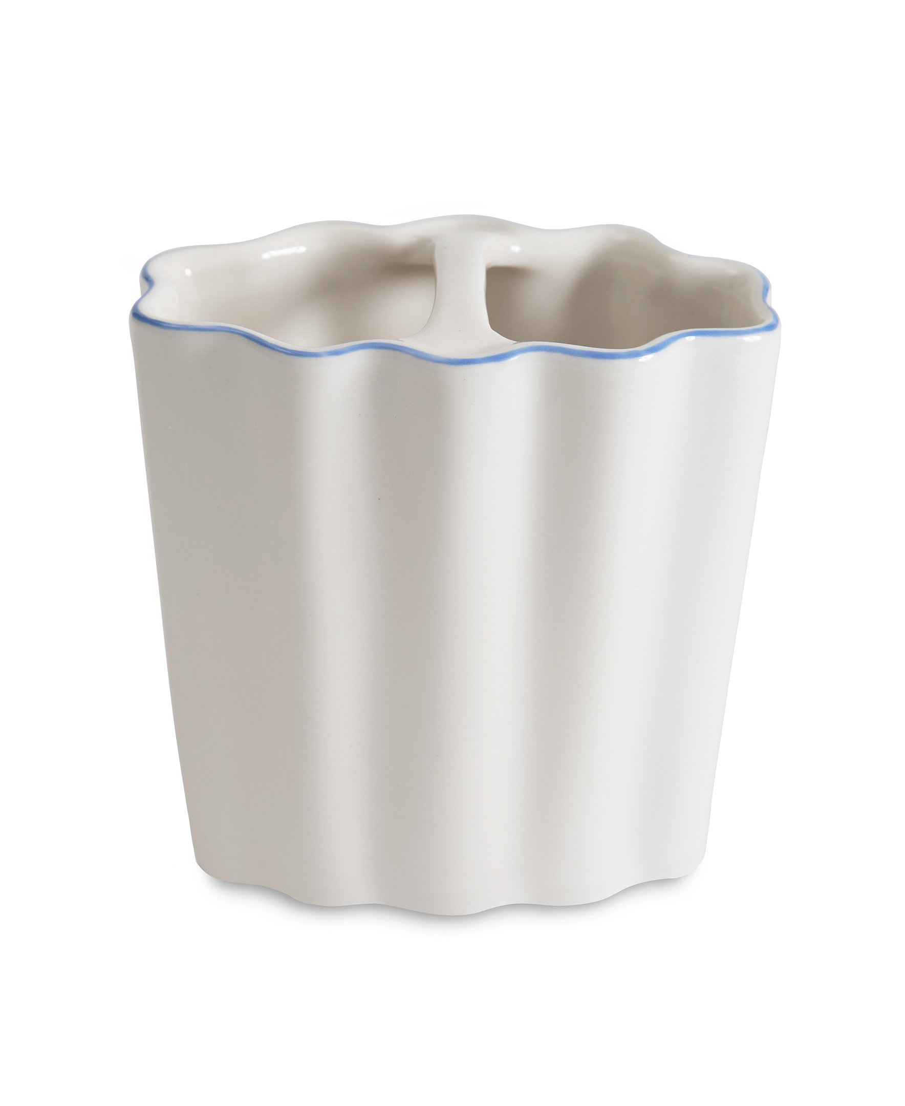Kassatex Fine Linens Le Marais Blue Toothbrush Holder & Reviews | Wayfair