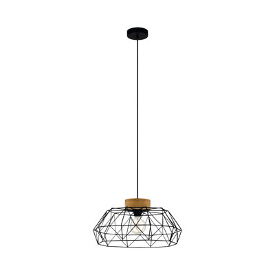 1 - Light Matte Black Pendant
