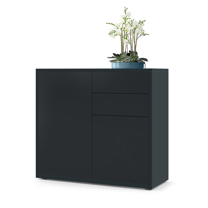 Sideboard Mcdevitt, Black (Matt)