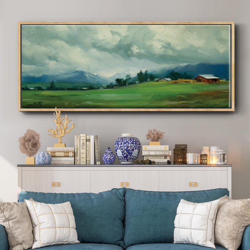 Wallowa Valley - toile encadrée, H 20 po x l 50 po