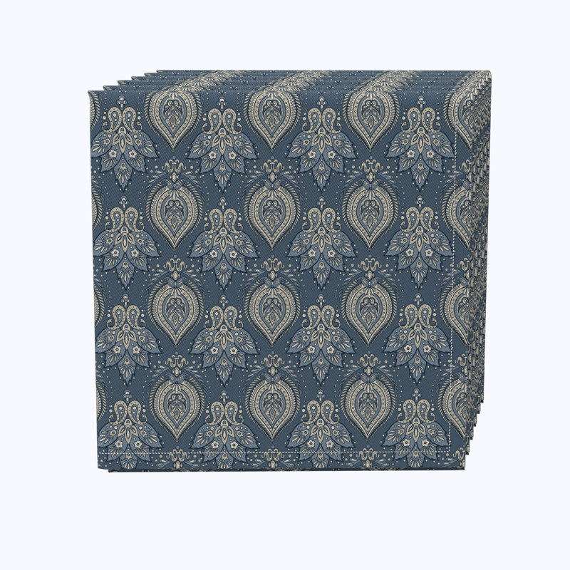 Cotton Floral Square Napkin