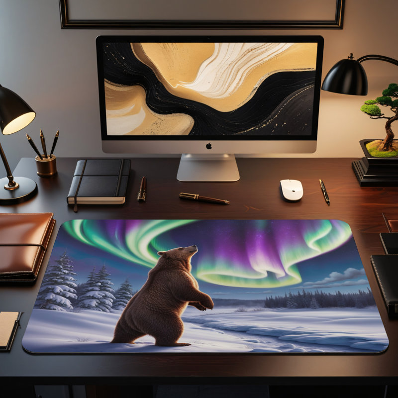 Polyester Desk Pad, 31.5x15.5