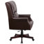 Fauteuil de bureau pivotant à dossier haut avec accoudoirs LeatherSoft-30774863
