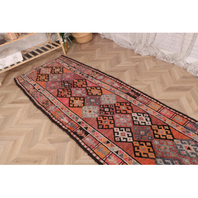 Tapis de couloir turc authentique en laine fait à la main pour éclairer et élever votre espace de vie