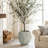 Rustic Distressed  Multi-Color Cement Round Planter, Indoor and Outdoor-1813506529