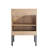 24" Bathroom Storage Vanity With Adjustable Shelf And Quiet Closing Feature In Freestanding Style Imitative Oak Color