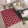 Soft Moroccan-Style Bedroom Rug, Shaggy Modern Area Rug