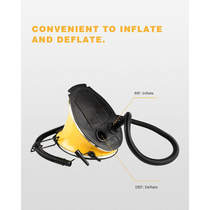 Pompe à air 2,5 L pour lit gonflable gonflable