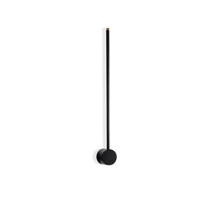 Metal Body Single Line LED Wall Sconce, Black