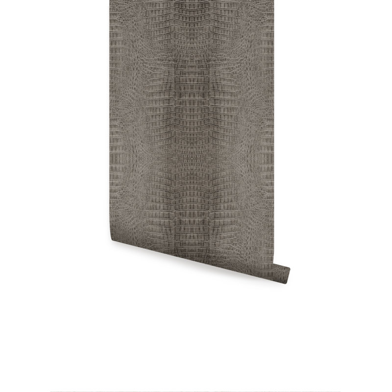 Rouleau de papier peint adhésif L 18 pi x l 24 po, gris