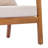 Ugarte 25" Height Modern Minimalist Acacia Wood Outdoor Lounge Chair with Cushions-124216039