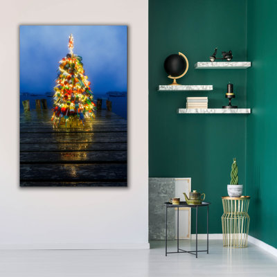 «Down East Christmas» par Rick Berk, art mural sur toile