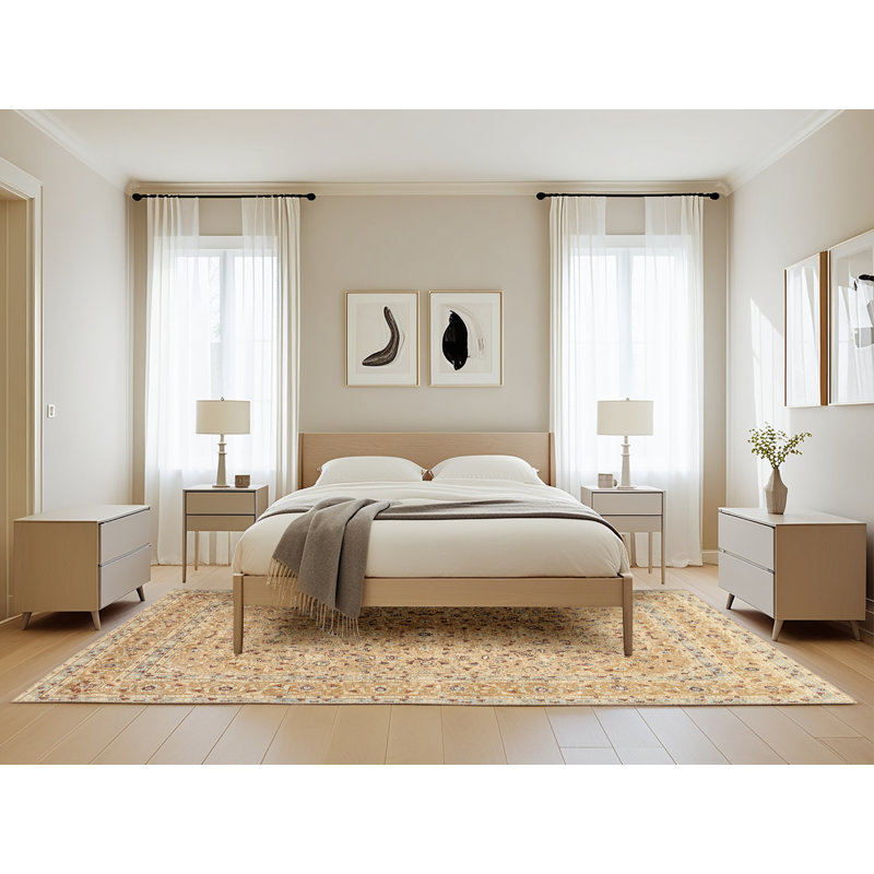Drumack Oriental Indoor Rug, Rectangle 5' x 8'