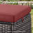 Ombretta Upholstered Outdoor Ottoman with Sunbrella® Cushion-1650085753